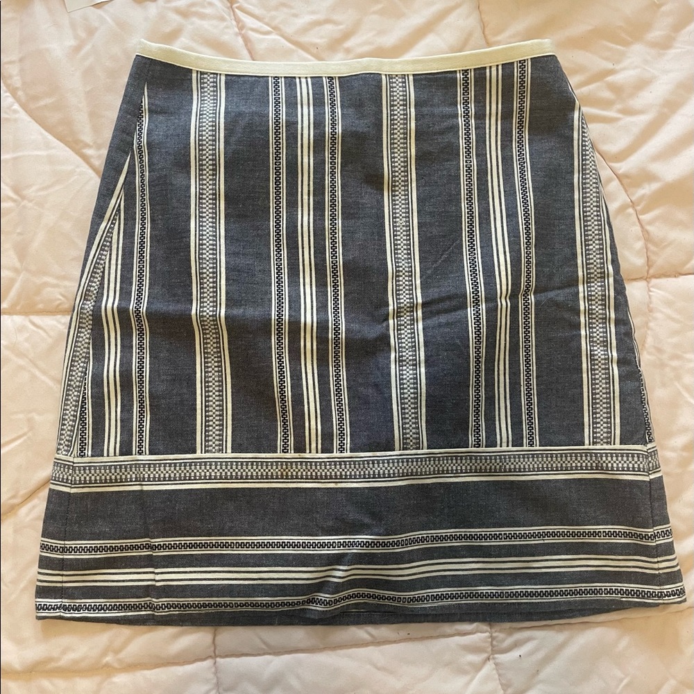 Loft, linen skirt, size 0